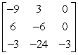 <strong>Find the determinant of .</strong> A) B) C) D) E)