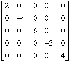 <strong>Use the matrix capabilities of a graphing utility to find the determinant of the matrix .</strong> A) B) C) D) E)