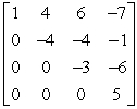 <strong>Evaluate the determinant of the matrix below. </strong> A)-9 B)1 C)-1 D)60 E)32