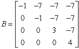 <strong>Which of the following upper triangular matrices has a determinant equal to -8. </strong> A)matrix A B)matrix D C)matrix C D)matrix E E)matrix B