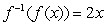 <strong>Find the inverse function informally . Verify that and </strong> A) , , B) , , C) , , D) , , E) , ,