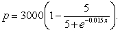 <strong>The demand function for a limited edition comic book is given by Find the price for a demand of units.</strong> A)$5722.74 B)$277.26 C)$369.89 D)$340.13 E)$6369.89