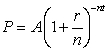 <strong>The present value of money is the principal you need to invest today so that it will grow to an amount at the end of specified time. The present value formula is obtained by solving the compound interest formula for . Recall that is the number of years, is the interest rate per year, and is the number of compoundings per year. find the present value of amount invested at rate for years, compounded times per year. </strong> A) B) C) D) E)