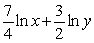 <strong>Expand the given logarithmic expression. Assume all variable expressions represent positive real numbers. </strong> A) B) C) D) E)