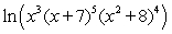 <strong>Write as a single logarithm with a coefficient of 1. Assume all variable expressions represent positive real numbers.</strong> A) B) C) D) E)