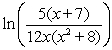 <strong>Write as a single logarithm with a coefficient of 1. Assume all variable expressions represent positive real numbers.</strong> A) B) C) D) E)