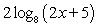 <strong>Apply the Inverse Property of logarithmic or exponential functions to simplify the expression below. </strong> A) B) C) D) E)