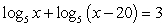 <strong>Use algebraic procedures to find the exact solution of the equation .</strong> A)0, -20 B)25 C)3, 5 D)-5, 25 E)5