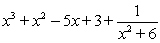 <strong>Use long division to divide the first polynomial below by the second. </strong> A) B) C) D) E)