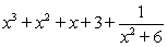 <strong>Use long division to divide the first polynomial below by the second. </strong> A) B) C) D) E)