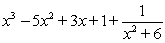 <strong>Use long division to divide the first polynomial below by the second. </strong> A) B) C) D) E)