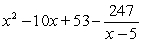 <strong>Use long division to divide. </strong> A) B) C) D) E)