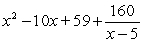 <strong>Use long division to divide. </strong> A) B) C) D) E)