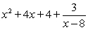 <strong>Use synthetic division to divide by .</strong> A) B) C) D) E)