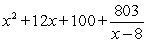 <strong>Use synthetic division to divide by .</strong> A) B) C) D) E)