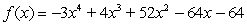 <strong>Find all the rational zeros of the function .</strong> A) B) C) D) E)