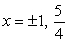 <strong>Find all the real zeros of .</strong> A) B) C) D) E)