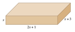 <strong>The length of a rectangular box is 1 inch more than twice the height of the box, and the width is 3 inches more than the height. If the volume of the box is 440 cubic inches, find the dimensions of the box. </strong> A)5 in. by 11 in. by 8 in. B)4 in. by 9 in. by 7 in. C)109 in. by 219 in. by 112 in. D)5.5 in. by 12 in. by 8.5 in. E)106 in. by 213 in. by 109 in.