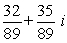 <strong>Write the following expression as a complex number in standard form. </strong> A) B) C) D) E)