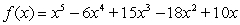 <strong>Write as a product of linear factors given that and are zeros of the polynomial.</strong> A) B) C) D) E)