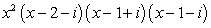 <strong>Write as a product of linear factors given that and are zeros of the polynomial.</strong> A) B) C) D) E)