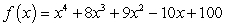 <strong>Find a polynomial function with real coefficients that the given zeros. </strong> A)Answers will vary. Sample answer: B)Answers will vary. Sample answer: C)Answers will vary. Sample answer: D)Answers will vary. Sample answer: E)Answers will vary. Sample answer: