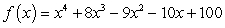 <strong>Find a polynomial function with real coefficients that the given zeros. </strong> A)Answers will vary. Sample answer: B)Answers will vary. Sample answer: C)Answers will vary. Sample answer: D)Answers will vary. Sample answer: E)Answers will vary. Sample answer: