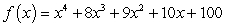 <strong>Find a polynomial function with real coefficients that the given zeros. </strong> A)Answers will vary. Sample answer: B)Answers will vary. Sample answer: C)Answers will vary. Sample answer: D)Answers will vary. Sample answer: E)Answers will vary. Sample answer: