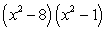 <strong>Write the polynomial as the product of factors that are irreducible over the rationals.</strong> A) B) C) D) E)