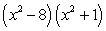<strong>Write the polynomial as the product of factors that are irreducible over the rationals.</strong> A) B) C) D) E)