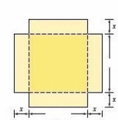 <strong>An open box is to be made from a square piece of cardboard having dimensions 32 inches by 32 inches by cutting out squares of area x ^ { 2 } from each corner as shown in the figure below. Express the volume V of the box as a function of x. 32 - 2 x 32 - 2 x </strong> A) V ( x ) = 32 x ^ { 2 } - 2 x ^ { 3 } B) V ( x ) = 32 x - 64 x ^ { 2 } + 4 x ^ { 3 } C) V ( x ) = 1024 - 128 x + 4 x ^ { 2 } D) V ( x ) = 1024 x - 128 x ^ { 2 } + 4 x ^ { 3 } E) V ( x ) = 1024 x - 64 x ^ { 2 } + 4 x ^ { 3 }