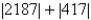 <strong>Use absolute value notation to describe the situation. The elevation at the bottom of a mountain is 417 feet above sea level. The elevation at the top of the mountain is 2187 feet above sea level. What is the height of the mountain?</strong> A) B) C) D) E)