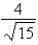 <strong>Rationalize the denominator. Then simplify your answer. </strong> A) B) C) D) E) .