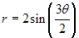 <strong>Find an interval for \theta for which the graph is traced only once. </strong> A) B) C) D) E)