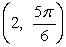 <strong>Convert the point from polar coordinates to rectangular coordinates. Round answer to three decimal places, if necessary. </strong> A) B) C) D) E)