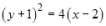 <strong>Match the graph with its equation. </strong> A) B) C) D) E)
