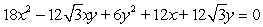 <strong>Rotate the axes to eliminate the xy-term in the following equation. </strong> A) B) C) D) E)