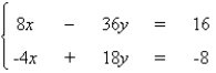 <strong>Solve the system. </strong> A) B) C) D) E)no solution