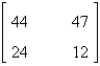 <strong>Find the product. </strong> A) B) C) D) E)cannot multiply