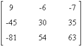 <strong>Find the product. </strong> A) B) C) D) E)102