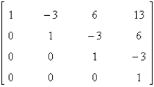 <strong>Use a graphing calculator to find the inverse of the matrix. </strong> A) B) C) D) E)