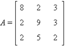   Find the cofactor C<sub> </sub><sub>12</sub> of the matrix.