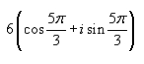 <strong>Write the complex number shown below in trigonometric form. </strong> A) B) C) D) E)