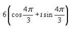 <strong>Write the complex number shown below in trigonometric form. </strong> A) B) C) D) E)