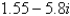 <strong>Find the standard form of the complex number . Round values to the nearest hundredth.</strong> A) B) C) D) E)