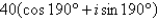 <strong>Perform the operation shown below and leave the result in trigonometric form. </strong> A) B) C) D) E)