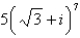 Use DeMoivre's Theorem to find the indicated power of the complex number. Write the result in standard form.