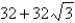 <strong>Use DeMoivre's Theorem to find the indicated power of the following complex number. </strong> A)32 B)64 C) D) E)-64