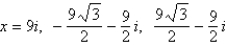 <strong>Find all solutions to the following equation. </strong> A) B) C) D) E)