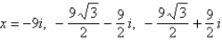 <strong>Find all solutions to the following equation. </strong> A) B) C) D) E)